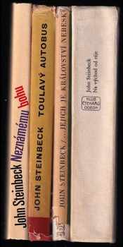 KOMPLET John Steinbeck 4X - Neznámému bohu + Na východ od ráje + --jejich je království nebeské + Toulavý autobus