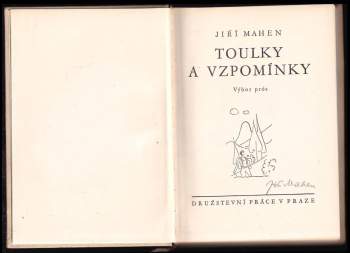 Jiří Mahen: Toulky a vzpomínky