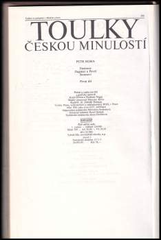 Petr Hora-Hořejš: Toulky českou minulostí