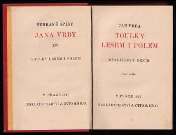 Jan Vrba: Toulky lesem i polem