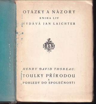 Henry David Thoreau: Toulky přírodou