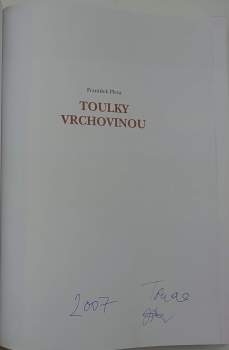 František Pleva: Toulky Vrchovinou