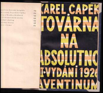 Karel Čapek: Továrna na absolutno