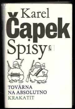 Továrna na Absolutno ; Krakatit