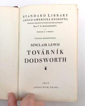 Sinclair Lewis: Továrník Dodsworth