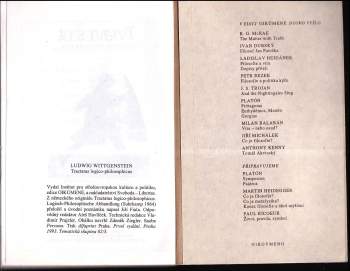 Ludwig Wittgenstein: Tractatus logico-philosophicus