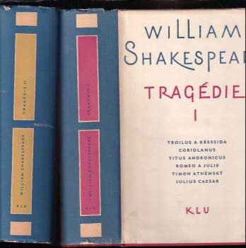William Shakespeare: Tragédie I