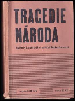 N Sirius: Tragedie národa