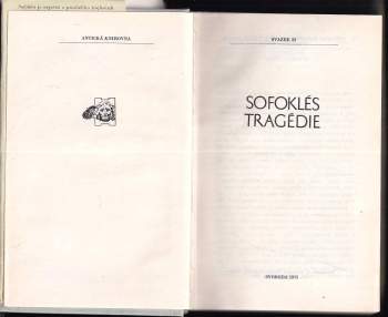 Sofoklés: Tragédie