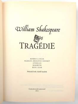 William Shakespeare: Tragédie