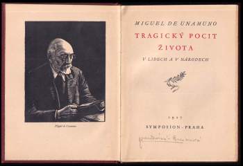 Miguel de Unamuno: Tragický pocit života v lidech a v národech