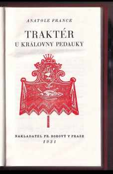 Anatole France: Traktér u královny Pedauky