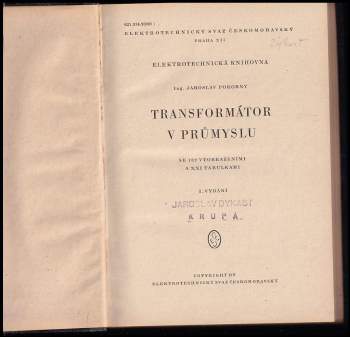 Jaroslav Pokorný: Transformátor v průmyslu