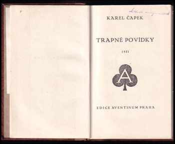 Karel Čapek: Trapné povídky