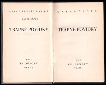 Karel Čapek: Trapné povídky