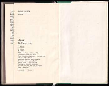 Anna Sedlmayerová: Tráva a vítr