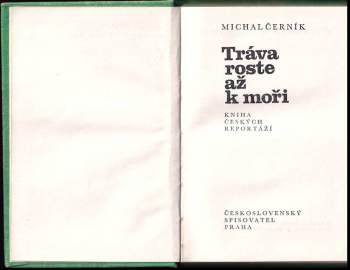 Michal Černík: Tráva roste až k moři