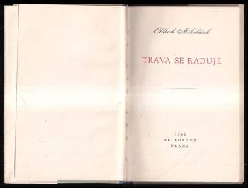 Oldřich Mikulášek: Tráva se raduje