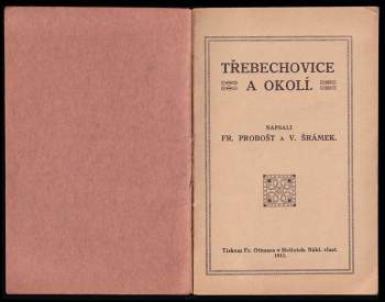 Vratislav Šrámek: Třebechovice a okolí