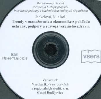 Trendy v manažmente a ekonomike z pohľadu ochrany, podpory a rozvoja verejného zdravia