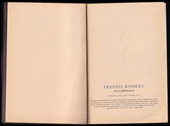 Trestní kodexy