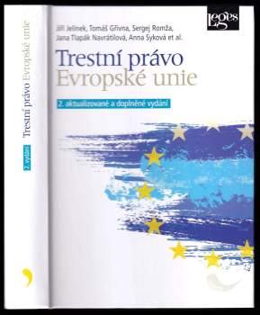 Jiří Jelínek: Trestní právo Evropské unie