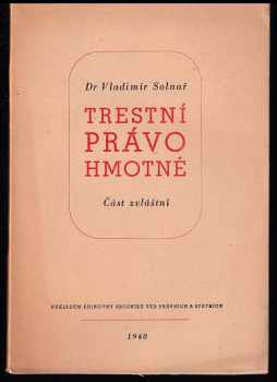 Trestní právo hmotné