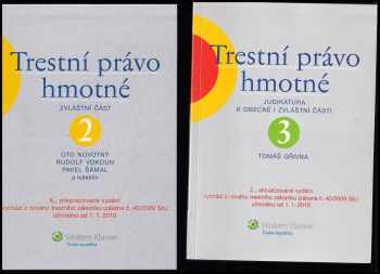 Tomáš Gřivna: Trestní právo hmotné