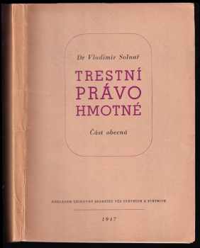 Trestní právo hmotné
