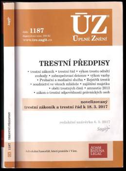 Trestní předpisy [ÚZ 2017 č. 1187]