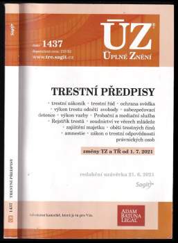 Trestní předpisy [ÚZ 2021 č. 1437]