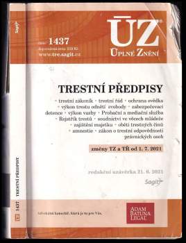 Trestní předpisy [ÚZ 2021 č. 1437]