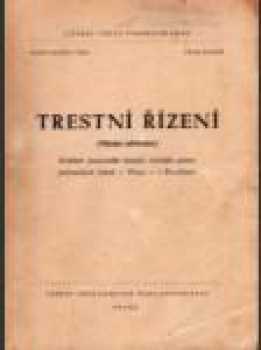 Trestní řízení