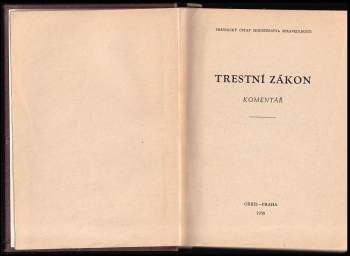 Trestní zákon
