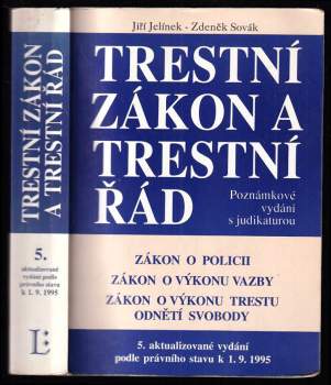 Trestní zákon a trestní řád