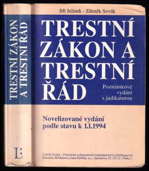 Trestní zákon a trestní řád