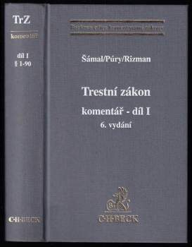 František Púry: Trestní zákon - díl I.