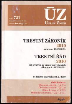 Trestní zákoník 2010
