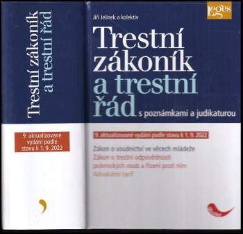 Trestní zákoník a trestní řád s poznámkami a judikaturou