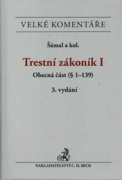 Pavel Šámal: Trestní zákoník II