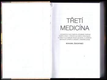 Bohumil Ždichynec: Třetí medicína