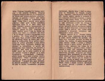 Tomáš Garrigue Masaryk: Třetí poselství presidenta Masaryka