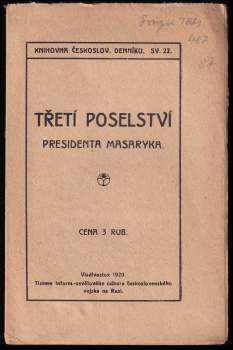 Třetí poselství presidenta Masaryka