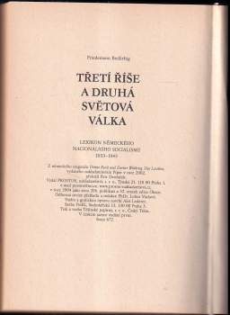 Friedemann Bedürftig: Třetí říše a druhá světová válka