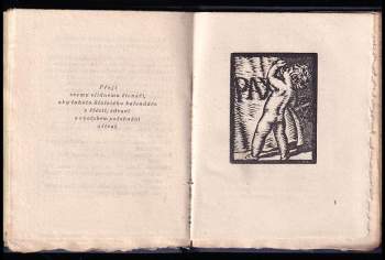 Třetí ročenka Ludvíka Bradáče bibliofila 1919