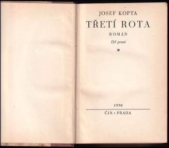 Josef Kopta: Třetí rota