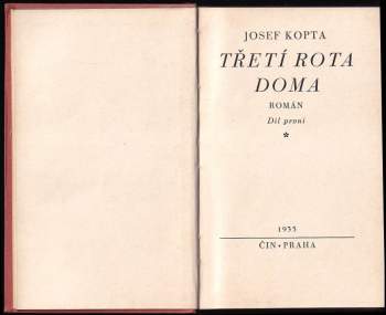 Josef Kopta: Třetí rota doma