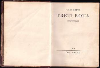 Josef Kopta: Třetí rota