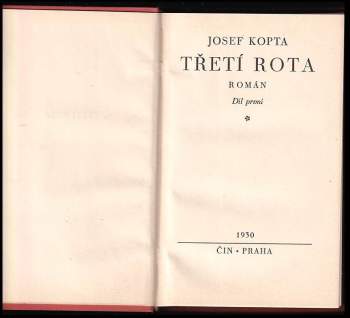 Josef Kopta: Třetí rota