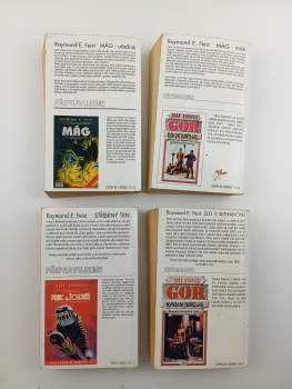 Raymond E Feist: Trhlinové války - Riftwar - 1 - 4 - KOMPLETNÍ SÉRIE - Mág - Učedník + Mág - Mistr + Stříbrný trn + Zlo v Sethanonu